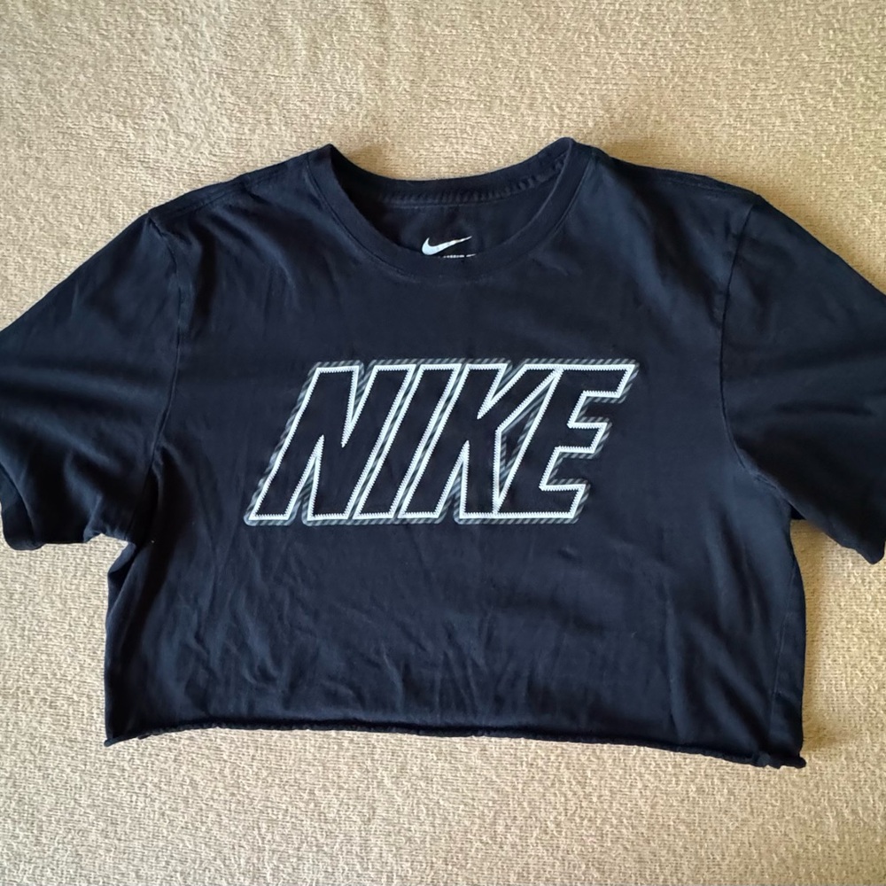 Nike Black Athletic Cut Tee